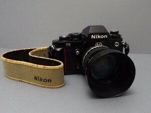 #【中古】Nikon ニコン F3 一眼レフカメラ 未チェック 現状品 本体＋レンズ NIKKOR 50mm f1.4/フィルター Kenko MC 1Bスカイライト（札）