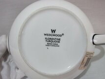 （中古・未使用品）WEDGWOOD ウェッヂウッド フロレンティーンターコイズ ティーポット Sサイズ（柏）_画像7