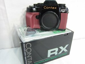 （美品・中古）CONTAX 2000年 記念モデル 特別仕様 RX カラーオーダー品 ネーム彫刻あり 参考用申込書/個人情報切取済 あり（柏）