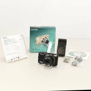 《中古》FUJIFILM デジタルカメラ FINEPIX JX400 ブラック わずかな小傷あり 付属品一式あり 1600万画素CCD 光学式5倍ズーム （西）