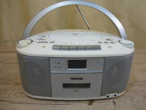  【ジャンク】TOSHIBA　CDラジカセ　TV-CC55　CD不動 　