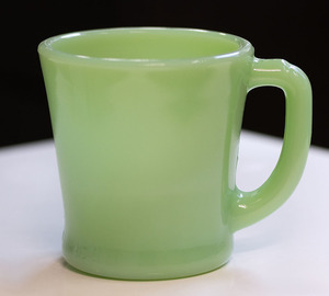ミント！ ファイヤーキング マグ ジェダイ Ｄハンドル 1950年代 耐熱 ミルクガラス コーヒー アンティーク ビンテージ アメリカ
