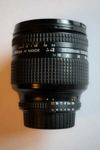 【中古良品】Nikon AF Nikkor 24-120mm f3.5-5.6D ★ Fマウント ★ フルサイズ・ズームレンズ ★ 中古 ニコン