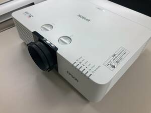 EPSON/エプソン WXGA レーザー光源プロジェクター EB-L610W (6000lm )　天吊り金具付き　長ケーブル付き