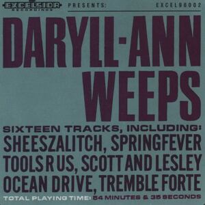 オランダ再発　daryll ann daryll-ann WEEPS 2LPレコード　パープル盤　ダリルアン