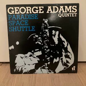 オランダオリジナル　george adams quintet paradise space shuttle LP レコード　ジョージアダムス