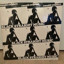 オランダオリジナル　Ronald snijders black straight music LPレコード BSM0103_画像1