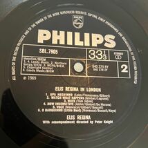 UKオリジナル　パテントスリーブ付　マト112/111 両面深溝　elis regina in london エリスレジーナインロンドン　 LP レコード　phillps_画像6