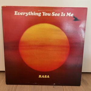 オランダ盤　美盤　RASA everything you see is me LP レコード