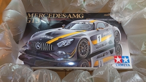  Tamiya 1/24 Mercedes AMG GT3 plastic model ( once . breaking the seal do not new goods unopened )