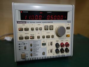 ADVANTEST アドバンテスト　TR6143 DC VOLTAGE CURRENT SOURCE/MONITOR 直流電流・電圧発生器