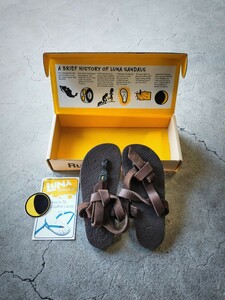 USA製【廃番モデル/新品未使用】LUNA SANDALS Dark Chocolate M's-5 W's-7 ルナサンダル ランニング スポーツサンダル シューズ レザー