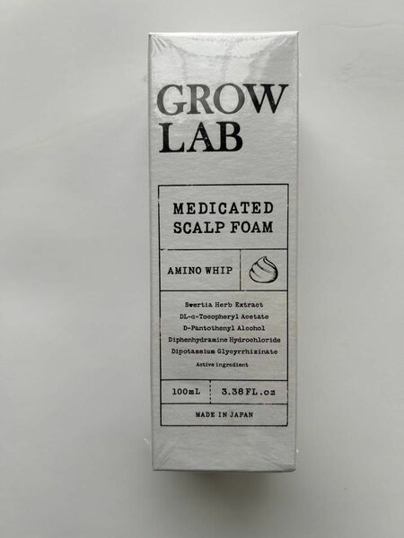 GROW LAB メディケイテッドスカルプフォーム100mL（約1ヶ月分）　新品未開封