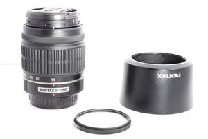〓外観綺麗　フード　フィルター付〓ペンタックス SMC PENTAX-DAL 50-200mm F4-5.6　ED