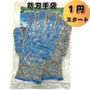 1円スタート 防刃手袋 S-Mサイズ 耐切創レベル5 切削工具 食品加工 食肉処理場 家庭用厨房 工作 DIY 貝 からむき 割れ物 作業手袋