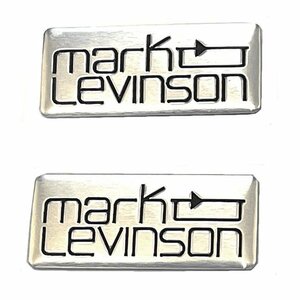 マークレビンソン mark levinson スピーカー ステッカー デカール エンブレム シール 2枚
