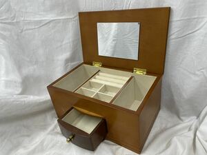 SILVIO VALENTINO ITALY ジュエリーボックス アクセサリーボックス 小物入れ 収納ボックス 木製