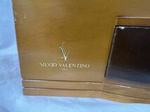 SILVIO VALENTINO ITALY ジュエリーボックス アクセサリーボックス 小物入れ 収納ボックス 木製_画像5