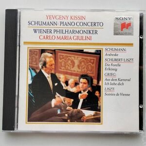 エフゲニー・キーシン(Ｐ)「シューマン：ピアノ協奏曲 //リスト・グリーク」カルロ・マリアジュリーニ指揮:ウィーンフィル SONY