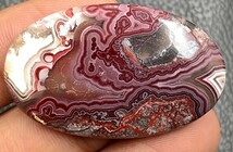 ★クレイジーレースアゲート　Crazylace Agate Cabochon.40x24x7 mm...53 Cts　　M213_画像2