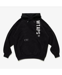 24SS 新品 WTAPS SIGN HOODY Lサイズ BLACK ダブルタップス パーカー フーディー ブラック 黒 Large