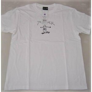 THRASHER スラッシャー GONZ ART ゴンズ アート Tシャツ 半袖 ロゴ バックプリント 白 M TH8128 メンズ レディース