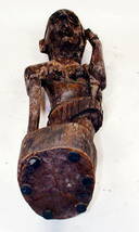 アフリカの木彫刻　 人物像 　_画像10