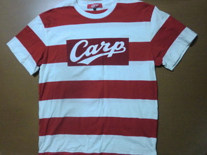 広島 カープ Carp ボーダー Tシャツ SIZE:L 