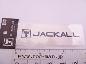 JACKALL (ジャッカル) JKカッティングステッカー スクエア M ホワイト