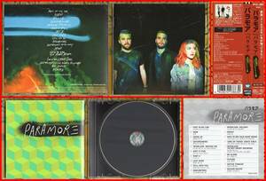 ♪女性Vo米国産Rock/PupPunk/Emo/PowerPop≪国内盤帯付CD≫PARAMORE(パラモア)/Paramore♪HAYLEY WILLIAMS(ヘイリー・ウィリアムズ)♪