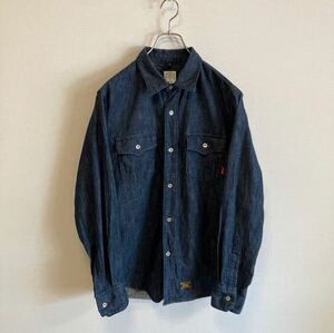  WTaps WTAPS / рубашка с длинным рукавом / Denim рубашка / индиго / сделано в Японии / размер L