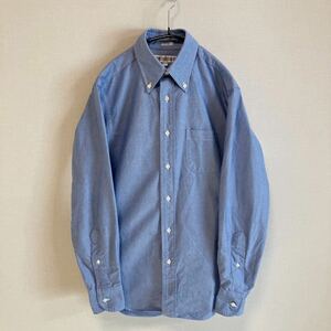 インディビジュアライズドシャツ Individualized Shirts /長袖ボタンダウンシャツ /オックスフォード /ブルー /米国製 /サイズ15-32