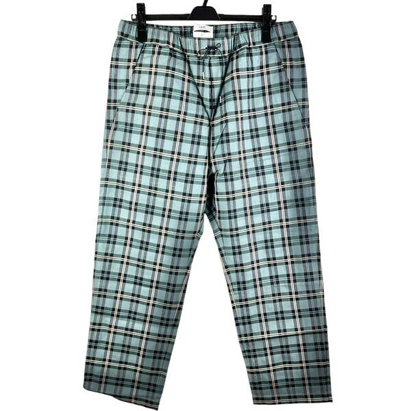 OAMC(オーエーエムシー) Check Pattern Wide Pants (blue)