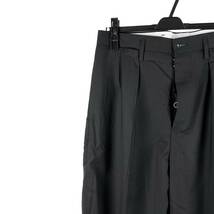 Maison Margiela (メゾン マルジェラ) Wool Wide Slacks Pants 18SS (black)_画像2