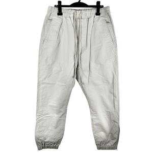 Rick Owens(リックオウエンス) Leather Linen Track Pants 19SS (white)