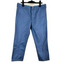 VISVIM(ビズビム) Back Belt Chino Straight Pants (blue) 2_画像1