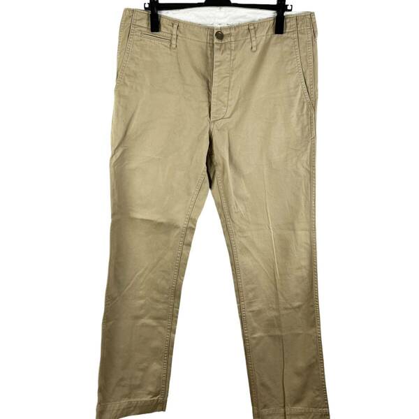 VISVIM(ビズビム) Back Belt Straight Chino Pants 12SS (beige)