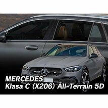 M.ベンツ W206(ワゴン)/X206(オールテレイン) ドアバイザーF＆Rset【Team HEKO/ヘコ製】新品/MERCEDES-BENZ/ダークスモーク/_画像2