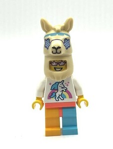 決　新品　未使用　レゴ LEGO ミニフィグ　シティ　ミニフィギュア　ラマの被り物　着ぐるみ　男の人　男性