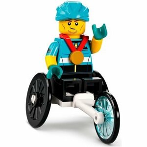 即決　新品　未使用　LEGO レゴ 71032 ミニフィグ シリーズ 22　車いすレーサー　金メダル　ミニフィギュア