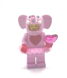 即決　新品　未使用　レゴ LEGO ミニフィグ　シティ　ミニフィギュア 　エレファントガール　ぞうの女の子　スカート