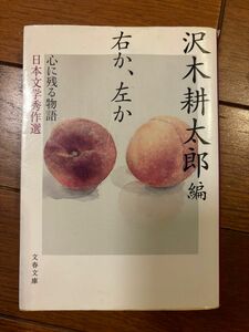 右か、左か （文春文庫　さ２－１６　心に残る物語－日本文学秀作選） 沢木耕太郎／編