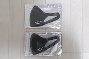 新品 送料無料 NISMO ニスモ マスク ブラック ２枚セット MOTUL AUTECH ロゴ入りタイプ 正規品 日産 NISSAN ニッサン