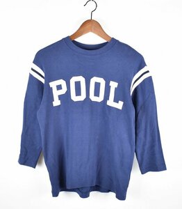 THE POOL aoyama/プール青山　7分袖Ｔシャツ　カットソー　サイズ：XS　カラー：ネイビー