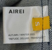 AIREI/アイレイ　23AW　パネルデニムジャケット　AIR02B106　サイズ：S　カラー：インディゴブルー_画像4