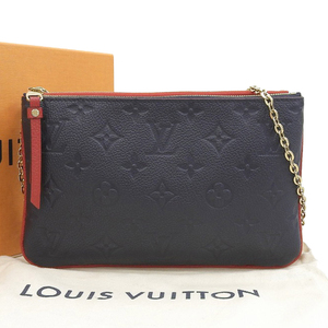 【本物保証】 箱・布袋付 超美品 ルイヴィトン LOUIS VUITTON モノグラム アンプラント ポシェット ドゥーブル ジップ ショルダー M63916