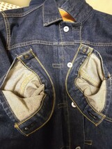 状態良好◯リーバイス 71506 濃紺 95年代 復刻 日本製 Levi's Gジャン ファースト ビンテージ メンズ 40 506XX 1st 大戦モデル BIG E _画像10