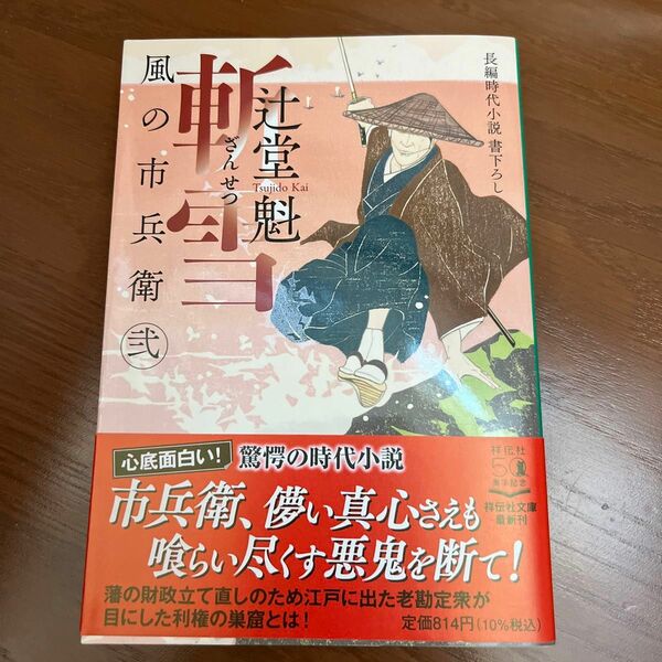 斬雪 （祥伝社文庫　つ５－３９　風の市兵衛　２－３０） 辻堂魁／著