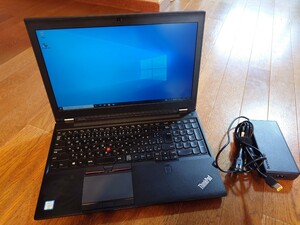 Lenovo ThinkPad P50 動作品 送料無料　ワークステーション win10 i7-6820HQ SSD512GB メモリ16GB Quadro M2000M 