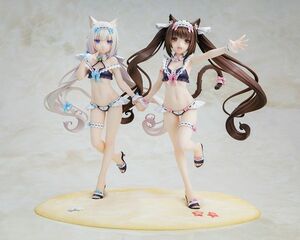 ネコぱら ショコラ&バニラ メイド水着Ver KADOKAWAスペシャルセット フィギュア